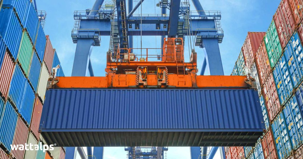 Hybridization of port cranes with WATTALPS